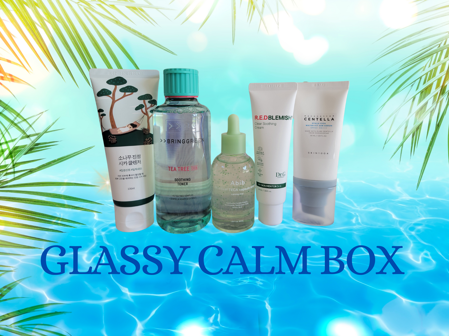 Glassy Calm Box – Soothing Skincare for Sensitive Skin